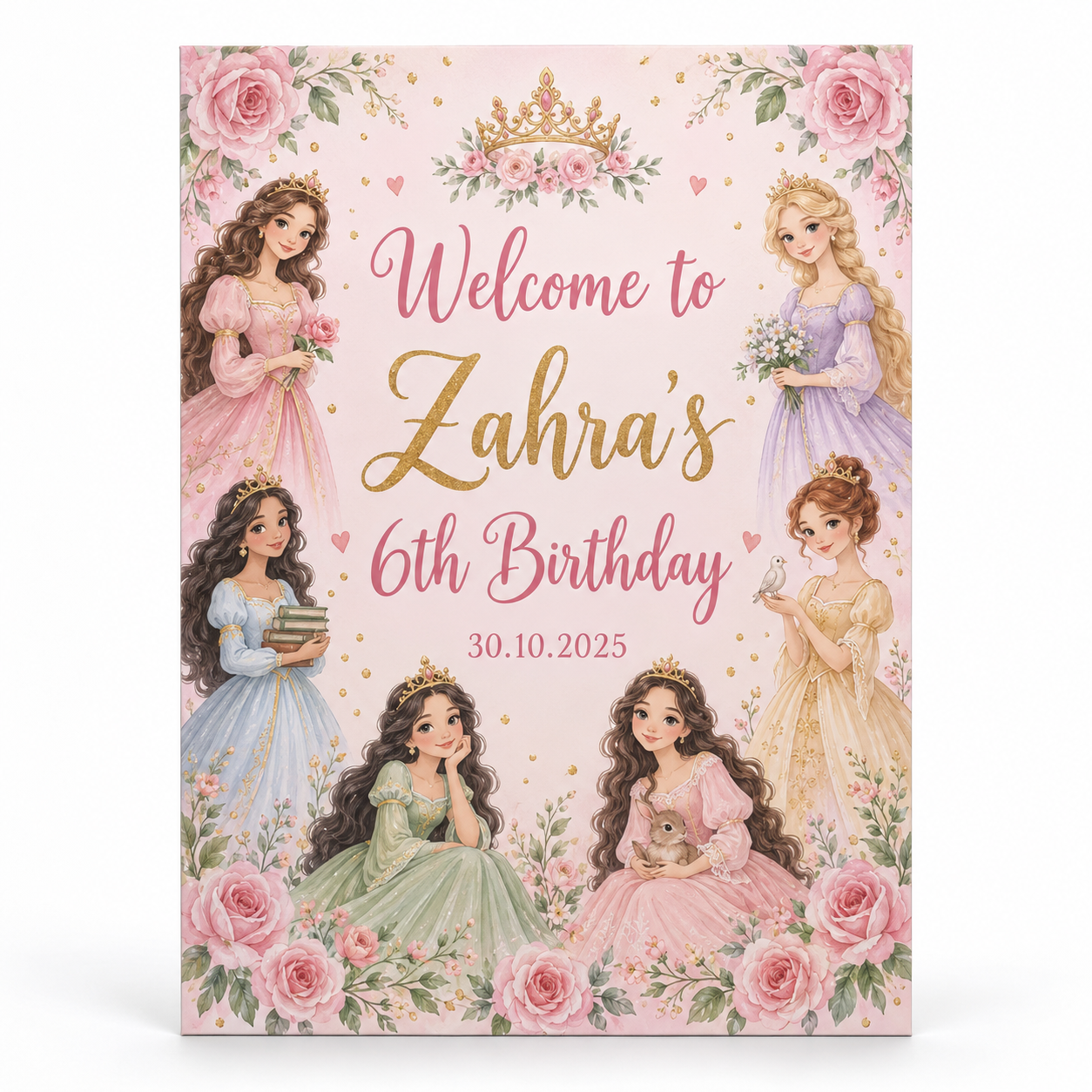 allayal-04-princess-birthday-welcome-board